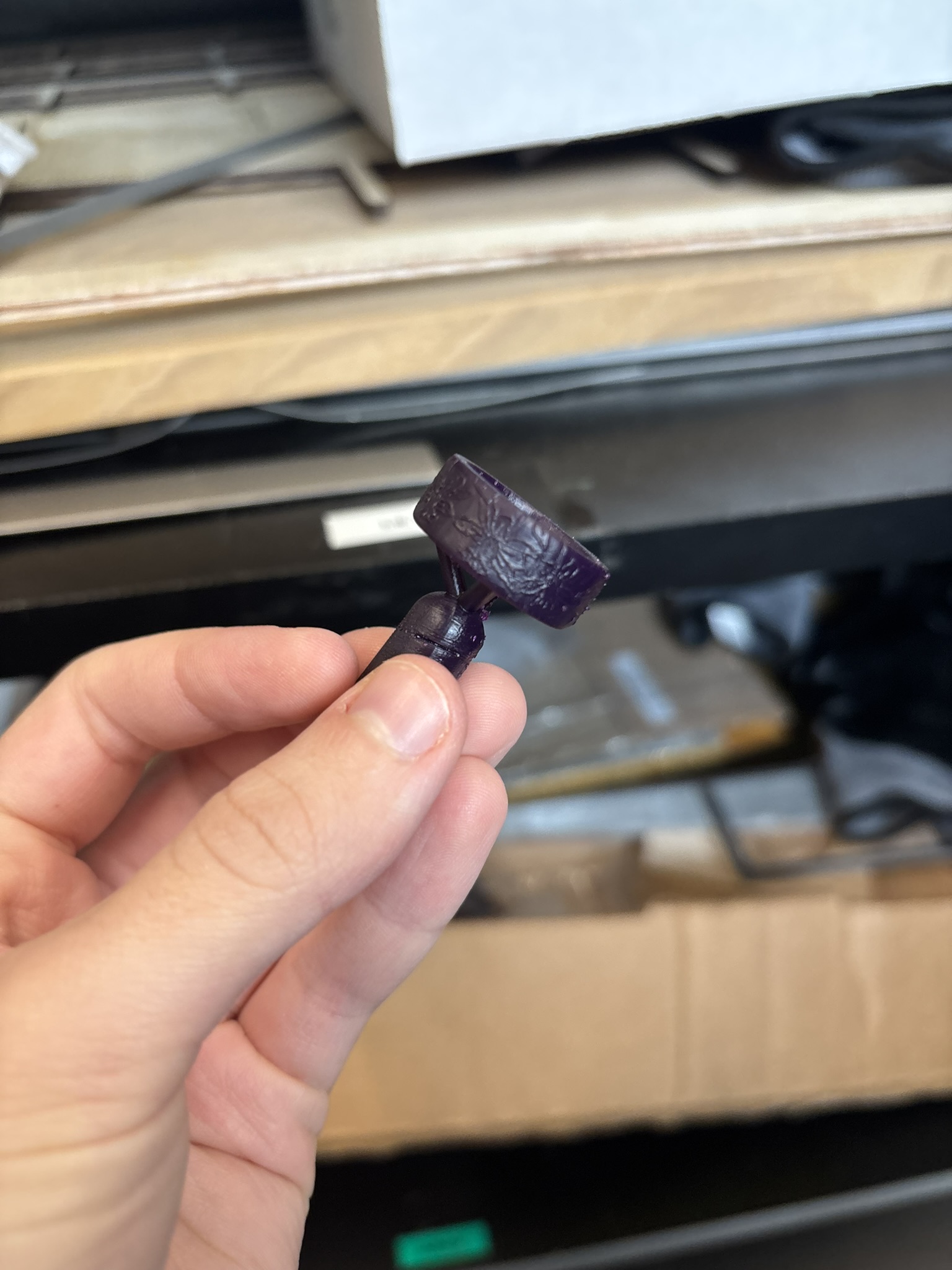 3D Printed Wax Ring 2