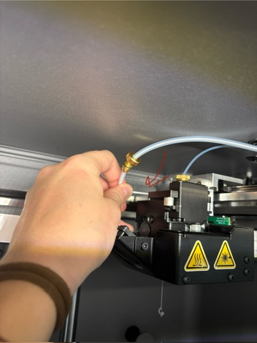 Repairing a 3D printer at the BIDC